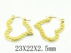HY Wholesale Earrings 316L Stainless Steel Earrings-HY70E1205LB