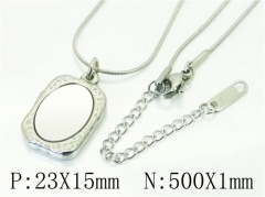 HY Wholesale Necklaces Stainless Steel 316L Jewelry Necklaces-HY59N0265MLE