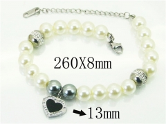 HY Wholesale Bracelets 316L Stainless Steel Jewelry Bracelets-HY80B1552NF