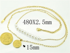 HY Wholesale Necklaces Stainless Steel 316L Jewelry Necklaces-HY80N0615OC