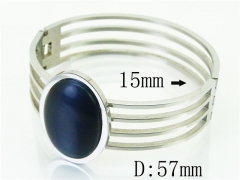 HY Wholesale Bangles Jewelry Stainless Steel 316L Fashion Bangle-HY52B0090HMD