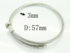 HY Wholesale Bangles Jewelry Stainless Steel 316L Fashion Bangle-HY51B0254HID
