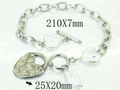 HY Wholesale Bracelets 316L Stainless Steel Jewelry Bracelets-HY21B0529HKZ