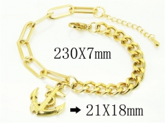 HY Wholesale Bracelets 316L Stainless Steel Jewelry Bracelets-HY59B0261N5