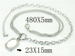 HY Wholesale Necklaces Stainless Steel 316L Jewelry Necklaces-HY59N0270OW
