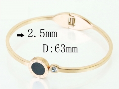 HY Wholesale Bangles Jewelry Stainless Steel 316L Fashion Bangle-HY19B1043HHS