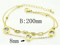 HY Wholesale Bracelets 316L Stainless Steel Jewelry Bracelets-HY32B0740HZL