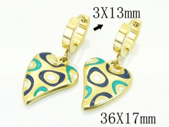 HY Wholesale Earrings 316L Stainless Steel Earrings-HY32E0386PL