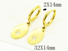 HY Wholesale Earrings 316L Stainless Steel Earrings-HY06E0348NF