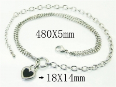 HY Wholesale Necklaces Stainless Steel 316L Jewelry Necklaces-HY59N0272OR
