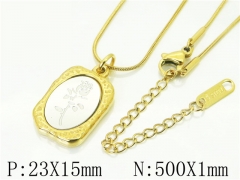 HY Wholesale Necklaces Stainless Steel 316L Jewelry Necklaces-HY59N0245NLD