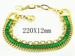 HY Wholesale Bracelets 316L Stainless Steel Jewelry Bracelets-HY32B0727HJB