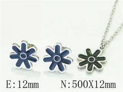 HY Wholesale Jewelry 316L Stainless Steel Earrings Necklace Jewelry Set-HY91S1463NQ