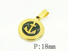 HY Wholesale Pendant 316L Stainless Steel Jewelry Pendant-HY62P0152IL