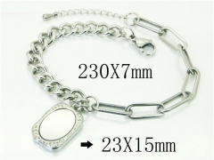 HY Wholesale Bracelets 316L Stainless Steel Jewelry Bracelets-HY59B0250NQ