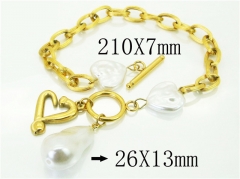 HY Wholesale Bracelets 316L Stainless Steel Jewelry Bracelets-HY21B0540HMC