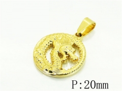 HY Wholesale Pendant 316L Stainless Steel Jewelry Pendant-HY62P0160IL