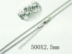 HY Wholesale Necklaces Stainless Steel 316L Jewelry Necklaces-HY70N0649JL