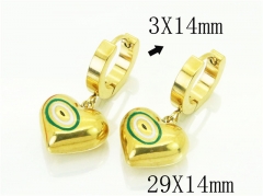 HY Wholesale Earrings 316L Stainless Steel Earrings-HY32E0387P5