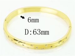 HY Wholesale Bangles Jewelry Stainless Steel 316L Fashion Bangle-HY80B1546HKR