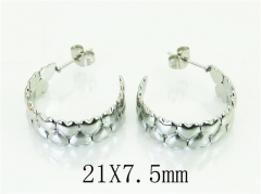 HY Wholesale Earrings 316L Stainless Steel Earrings-HY70E1297KR