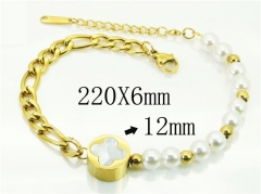 HY Wholesale Bracelets 316L Stainless Steel Jewelry Bracelets-HY80B1557NF