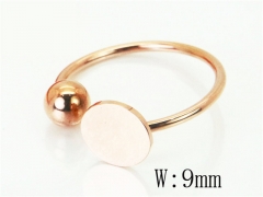 HY Wholesale Popular Rings Jewelry Stainless Steel 316L Rings-HY19R1184OU