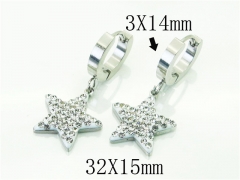 HY Wholesale Earrings 316L Stainless Steel Earrings-HY80E0672LLW