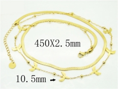HY Wholesale Necklaces Stainless Steel 316L Jewelry Necklaces-HY32N0814HIC