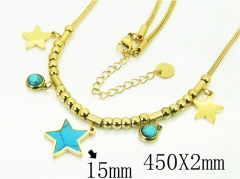 HY Wholesale Necklaces Stainless Steel 316L Jewelry Necklaces-HY32N0813HJE