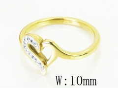 HY Wholesale Popular Rings Jewelry Stainless Steel 316L Rings-HY19R1174OQ
