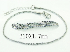 HY Wholesale Bracelets 316L Stainless Steel Jewelry Bracelets-HY70B0518IL