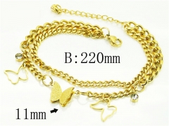 HY Wholesale Bracelets 316L Stainless Steel Jewelry Bracelets-HY80B1558OC