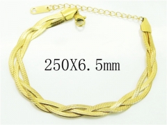 HY Wholesale Bracelets 316L Stainless Steel Jewelry Bracelets-HY19B1045PW