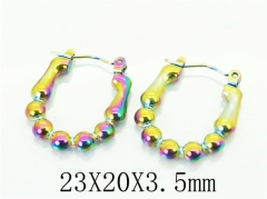 HY Wholesale Earrings 316L Stainless Steel Earrings-HY70E1271LW