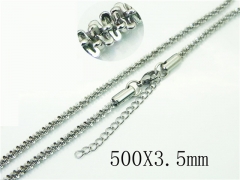 HY Wholesale Necklaces Stainless Steel 316L Jewelry Necklaces-HY70N0651KE