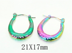 HY Wholesale Earrings 316L Stainless Steel Earrings-HY70E1251LX