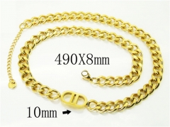 HY Wholesale Necklaces Stainless Steel 316L Jewelry Necklaces-HY19N0444HHF