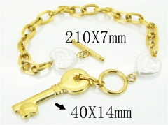 HY Wholesale Bracelets 316L Stainless Steel Jewelry Bracelets-HY21B0543HMA