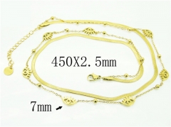 HY Wholesale Necklaces Stainless Steel 316L Jewelry Necklaces-HY32N0816HJD