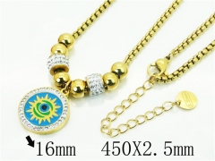 HY Wholesale Necklaces Stainless Steel 316L Jewelry Necklaces-HY32N0810HIL