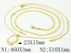 HY Wholesale Necklaces Stainless Steel 316L Jewelry Necklaces-HY59N0283HHS