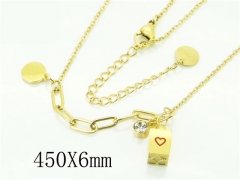 HY Wholesale Necklaces Stainless Steel 316L Jewelry Necklaces-HY32N0825PQ