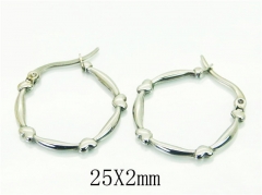 HY Wholesale Earrings 316L Stainless Steel Earrings-HY06E0337NV