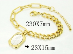 HY Wholesale Bracelets 316L Stainless Steel Jewelry Bracelets-HY59B0257O5