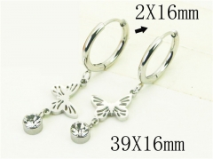 HY Wholesale Earrings 316L Stainless Steel Earrings-HY80E0681LL