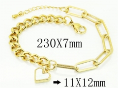HY Wholesale Bracelets 316L Stainless Steel Jewelry Bracelets-HY59B0260NL