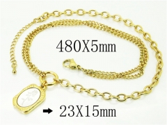 HY Wholesale Necklaces Stainless Steel 316L Jewelry Necklaces-HY59N0275P5