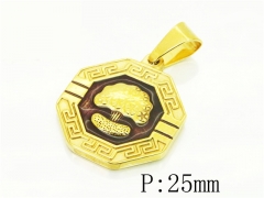 HY Wholesale Pendant 316L Stainless Steel Jewelry Pendant-HY62P0148JL