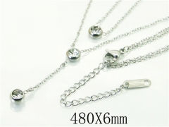 HY Wholesale Necklaces Stainless Steel 316L Jewelry Necklaces-HY19N0458OS